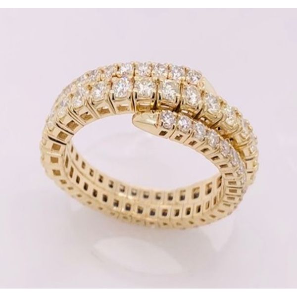 14k yellow gold natural diamond flex band. Lake Saint Louis Jewelers Lake Saint Louis, MO