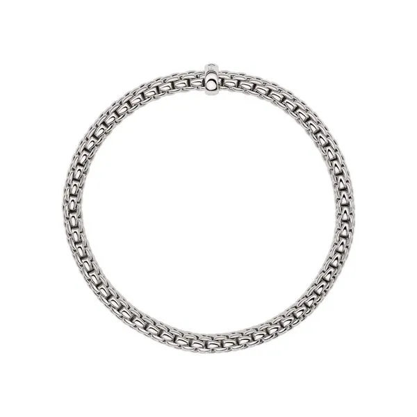 FOPE Vendome Flex'it White Gold Bracelet Size S Image 2 La Mine d'Or Moncton, NB
