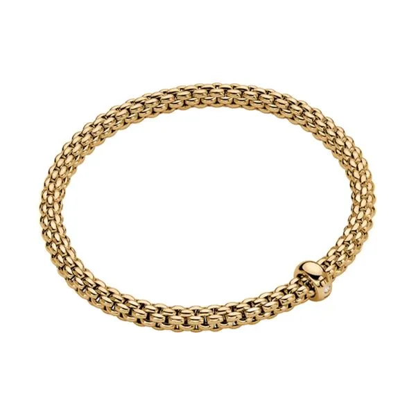 FOPE Solo Flex'it Yellow Gold Bracelet Size M La Mine d'Or Moncton, NB