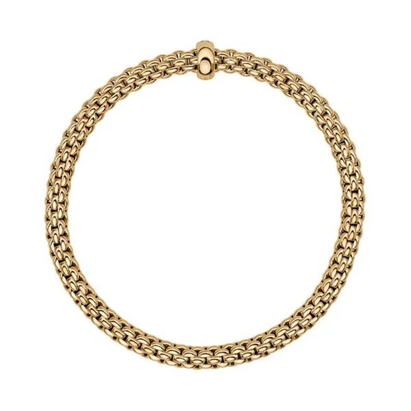 FOPE Solo Flex'it Yellow Gold Bracelet Size M Image 2 La Mine d'Or Moncton, NB