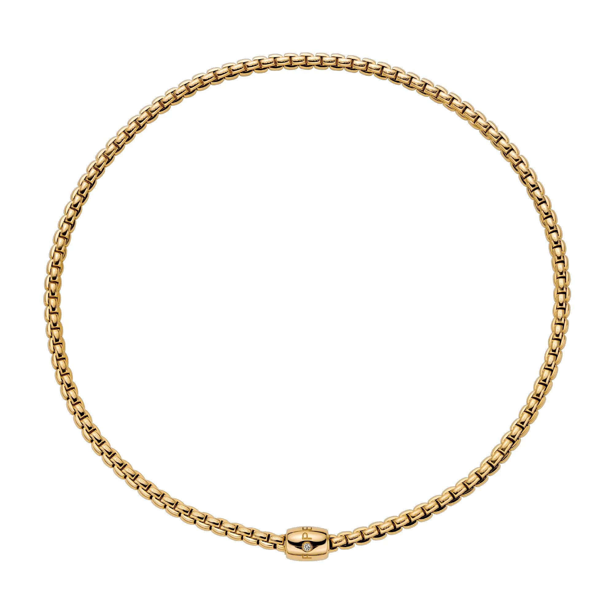 FOPE Eka Yellow Gold Diamond Necklace La Mine d'Or Moncton, NB