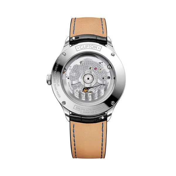 Baume & Mercier Clifton Automatic Watch Blue Dial Image 2 La Mine d'Or Moncton, NB