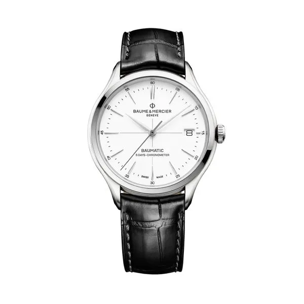 Baume & Mercier Clifton Automatic Watch White Dial La Mine d'Or Moncton, NB