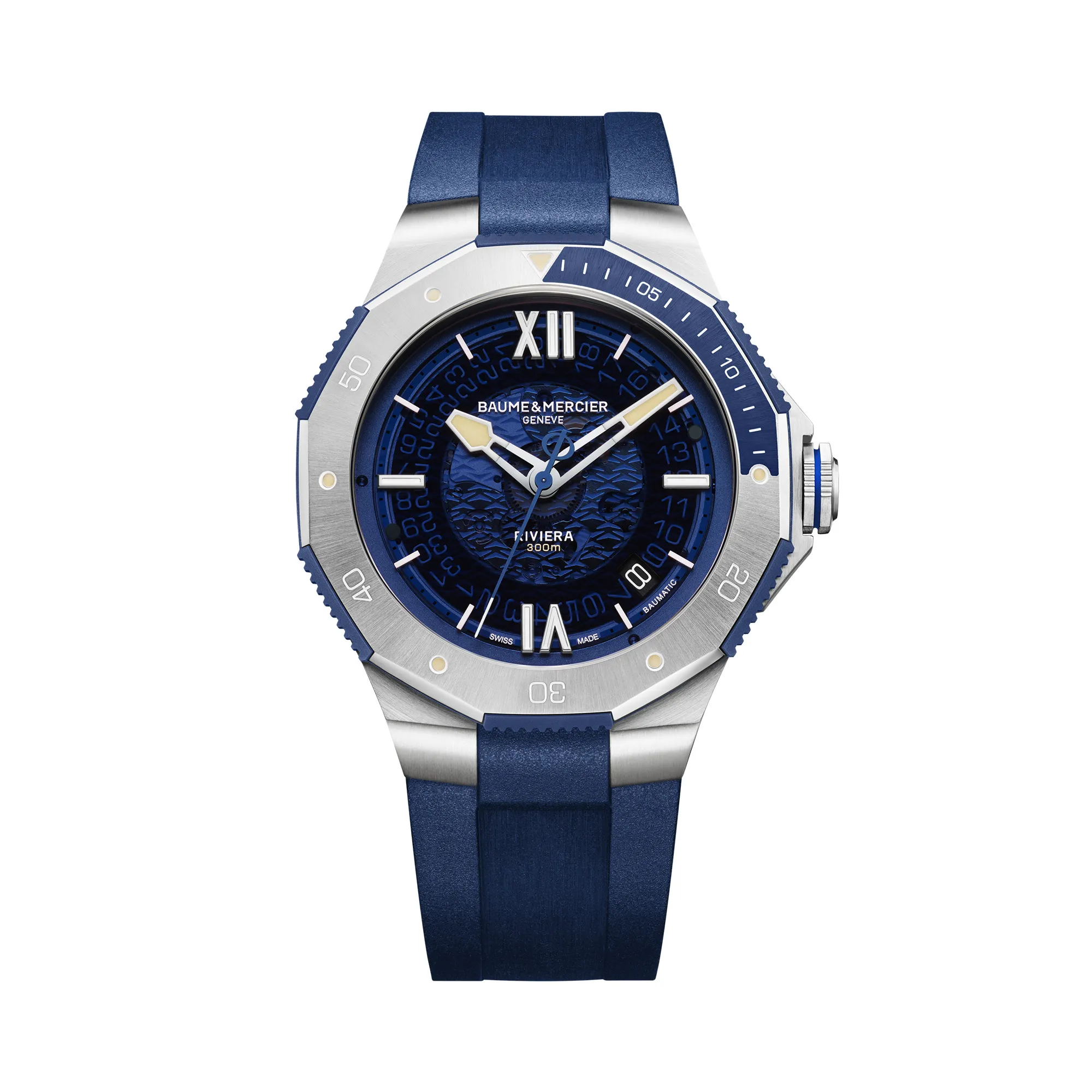 Baume & Mercier Riviera Automatic Watch Blue Dial La Mine d'Or Moncton, NB