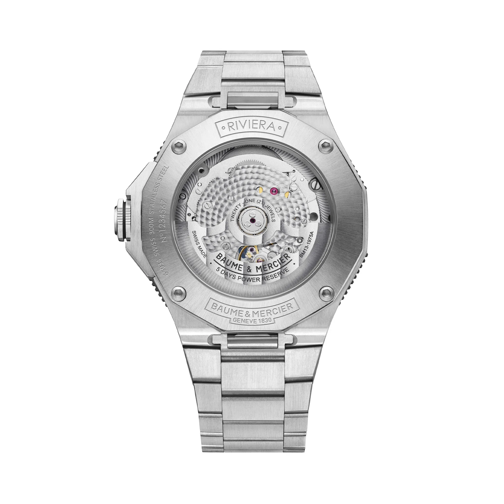 Baume & Mercier Riviera Automatic Watch Black Dial Image 2 La Mine d'Or Moncton, NB