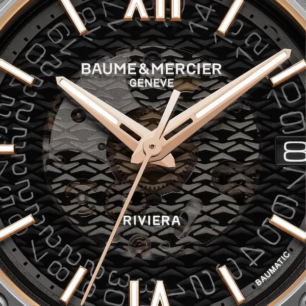 Baume & Mercier Riviera Automatic Watch Grey Dial Image 3 La Mine d'Or Moncton, NB