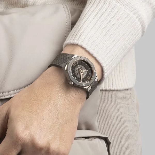 Baume & Mercier Riviera Automatic Watch Grey Dial Image 5 La Mine d'Or Moncton, NB