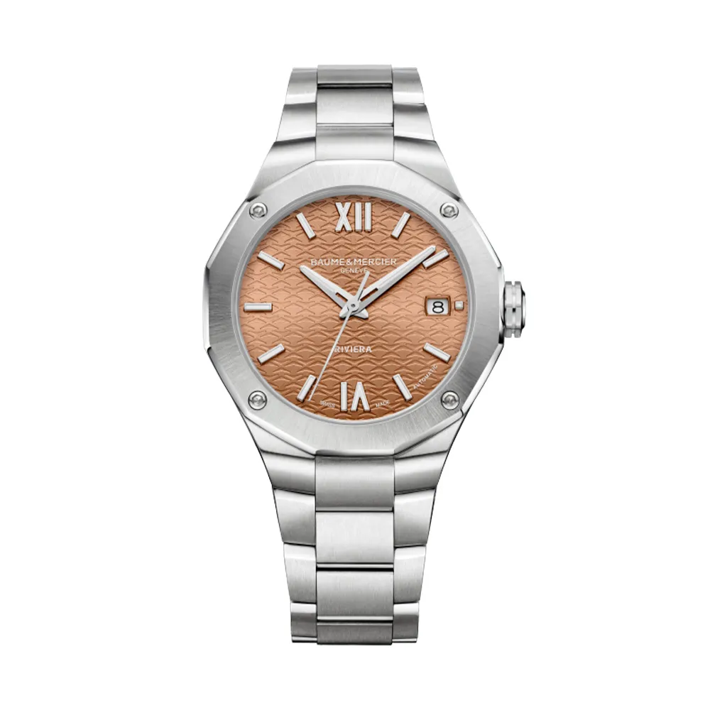 Baume & Mercier Riviera Automatic Watch Terracotta Dial 36mm La Mine d'Or Moncton, NB