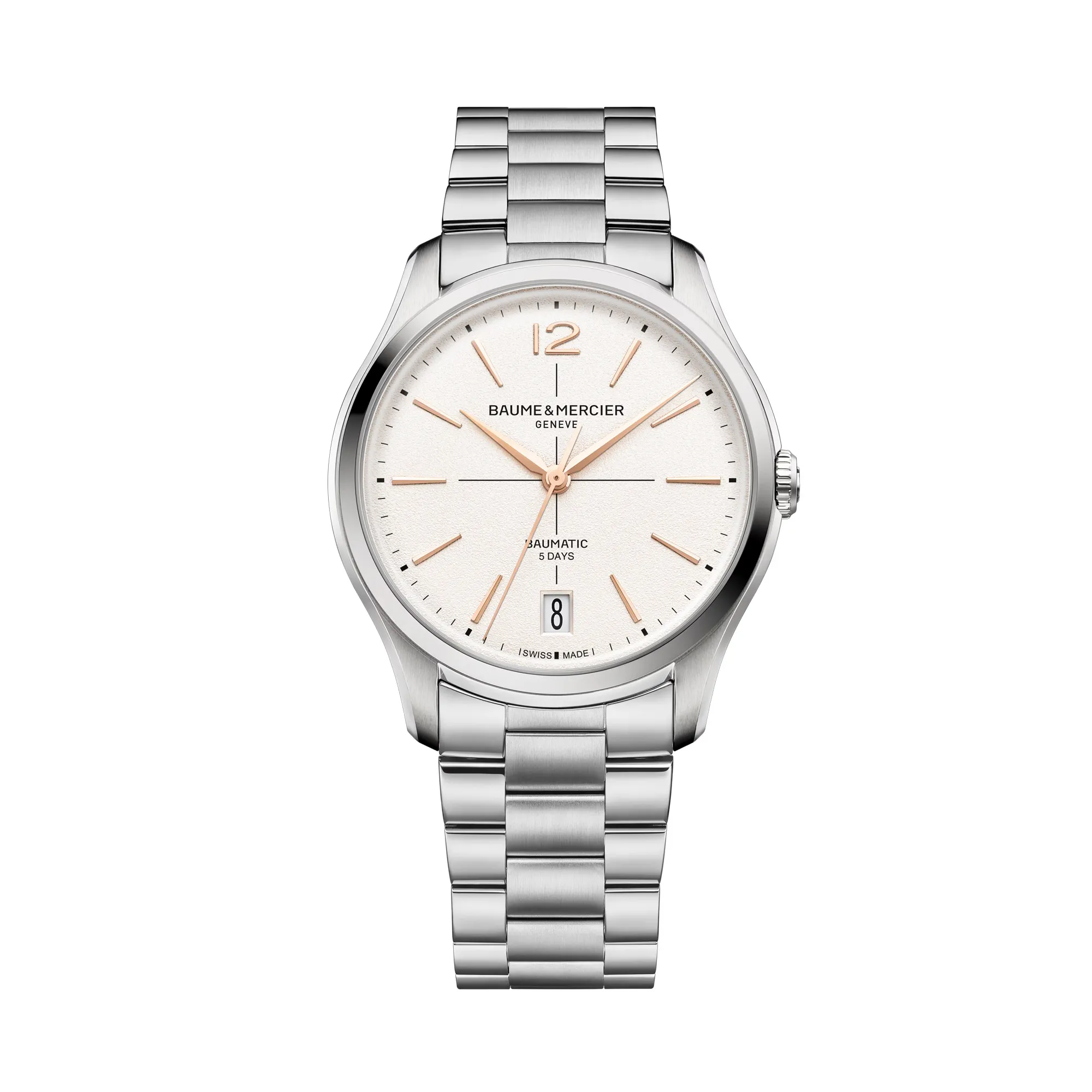 Baume & Mercier Clifton Automatic Watch White Dial 39mm La Mine d'Or Moncton, NB