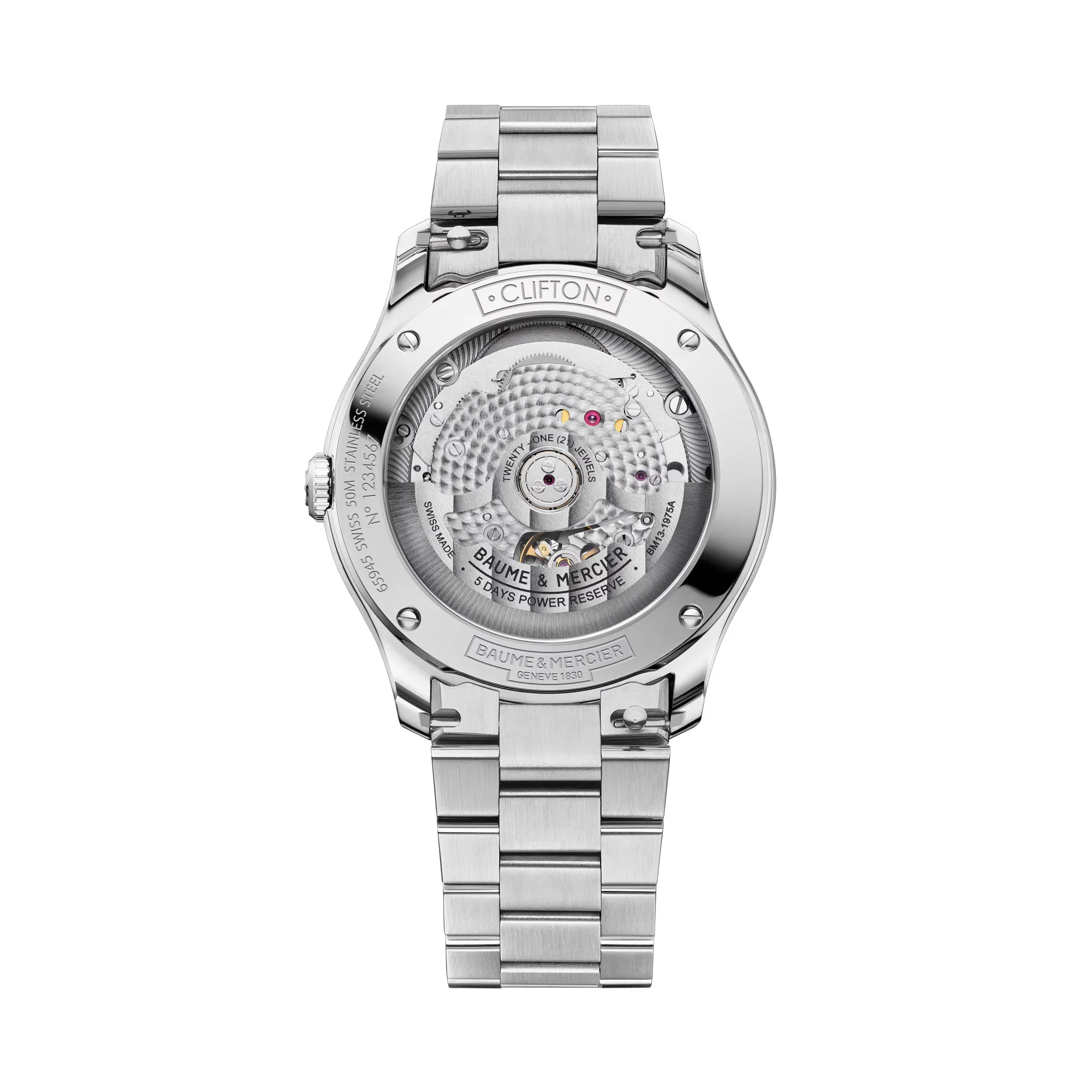 Baume & Mercier Clifton Automatic Watch White Dial 39mm Image 2 La Mine d'Or Moncton, NB