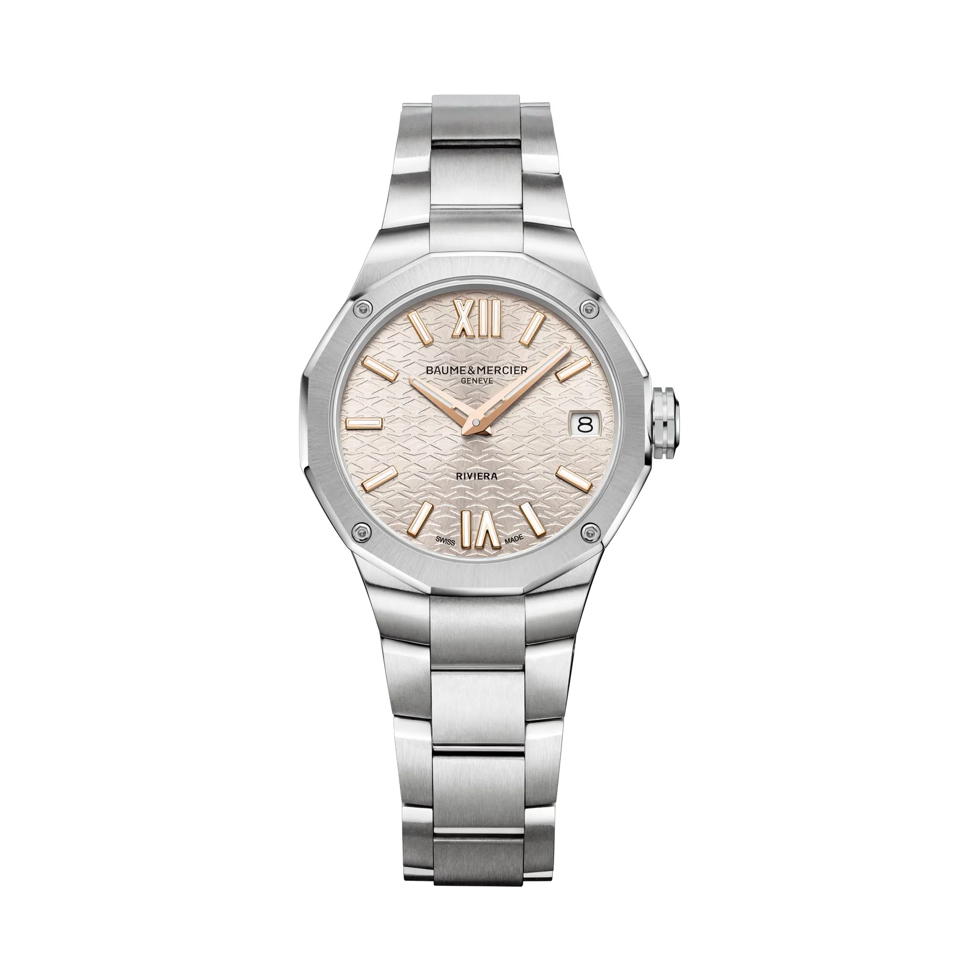 Baume & Mercier Riviera Quartz Watch Silver Dial 33mm La Mine d'Or Moncton, NB
