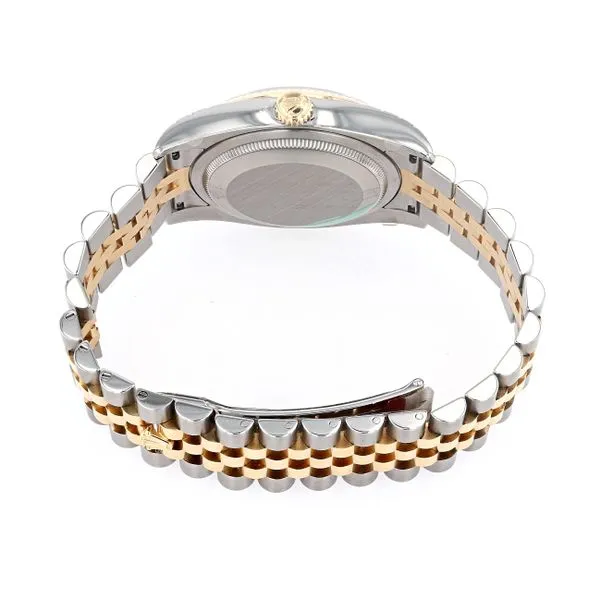 36mm Rolex O.P. Datejust 36 Yellow Gold and Oystersteel, Silver Dial Image 3 La Mine d'Or Moncton, NB