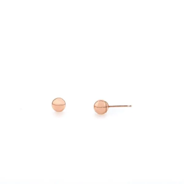 14kt Rose Gold Ball Stud in 5mm La Mine d'Or Moncton, NB