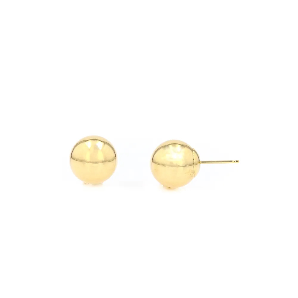 14kt Yellow Gold Ball Stud in 10mm La Mine d'Or Moncton, NB