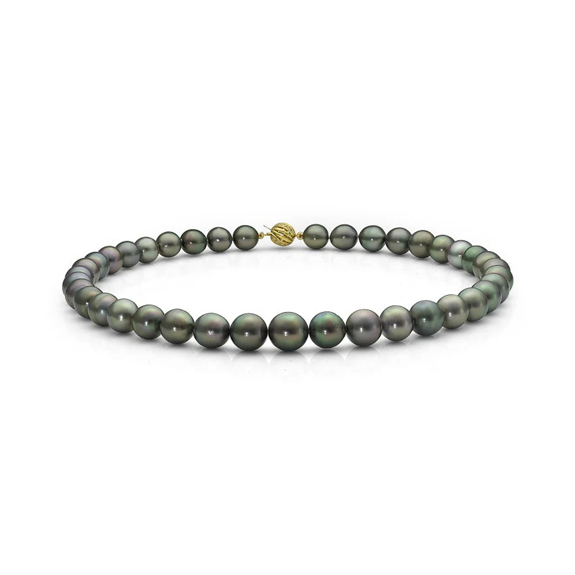 Akoya Black Natural Pearl Necklace 18" 14kt White Gold La Mine d'Or Moncton, NB