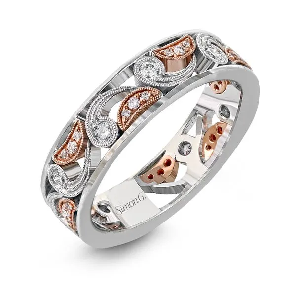 0.30tw Estate Simon G Paisley Design Diamond Ring Image 2 La Mine d'Or Moncton, NB