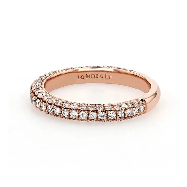 0.70ct Round Brilliant Diamond Pave Band Image 2 La Mine d'Or Moncton, NB