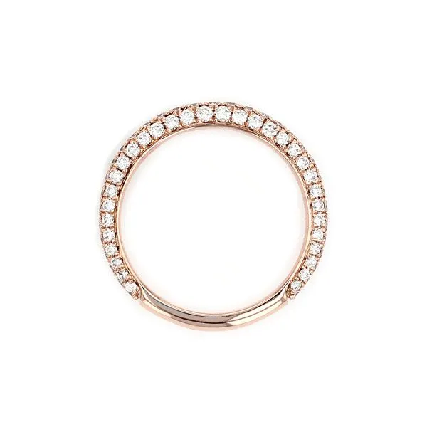 0.70ct Round Brilliant Diamond Pave Band Image 3 La Mine d'Or Moncton, NB