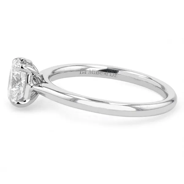 0.90tw De Beers Forevermark Black Label Oval Rio Solitaire Engagement Ring Image 2 La Mine d'Or Moncton, NB