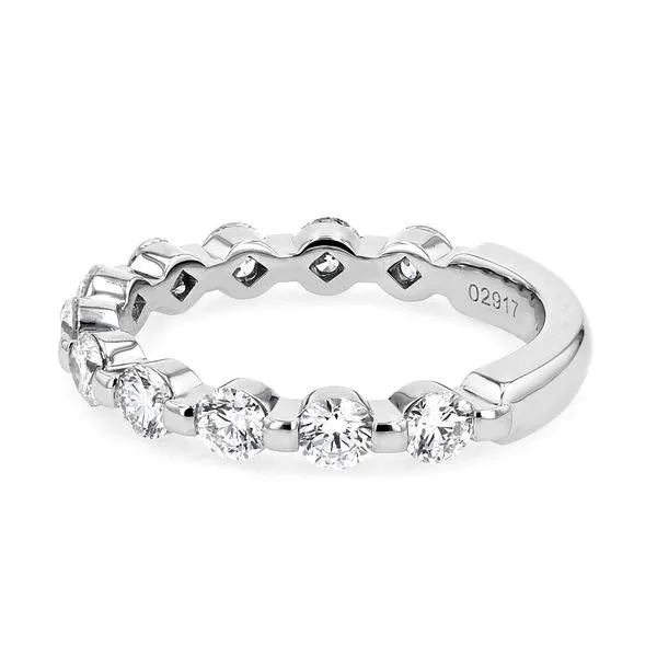 1.18tw De Beers Forevermark Diamonds in Single Shared Prong Platinum Band Image 2 La Mine d'Or Moncton, NB