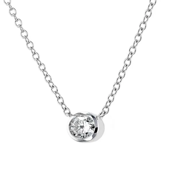 0.53ct Forevermark Black Label Oval Diamond Necklace Image 2 La Mine d'Or Moncton, NB