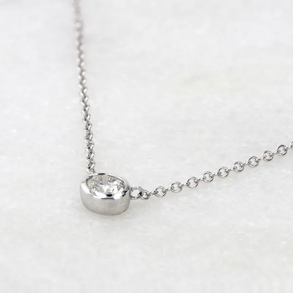 0.53ct Forevermark Black Label Oval Diamond Necklace Image 3 La Mine d'Or Moncton, NB