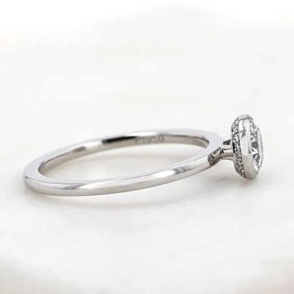 0.80tw De Beers Forevermark Round Diamond Solitaire Engagement Ring Image 4 La Mine d'Or Moncton, NB