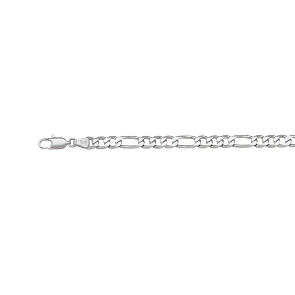 10kt White Gold Figaro Chain 20" La Mine d'Or Moncton, NB