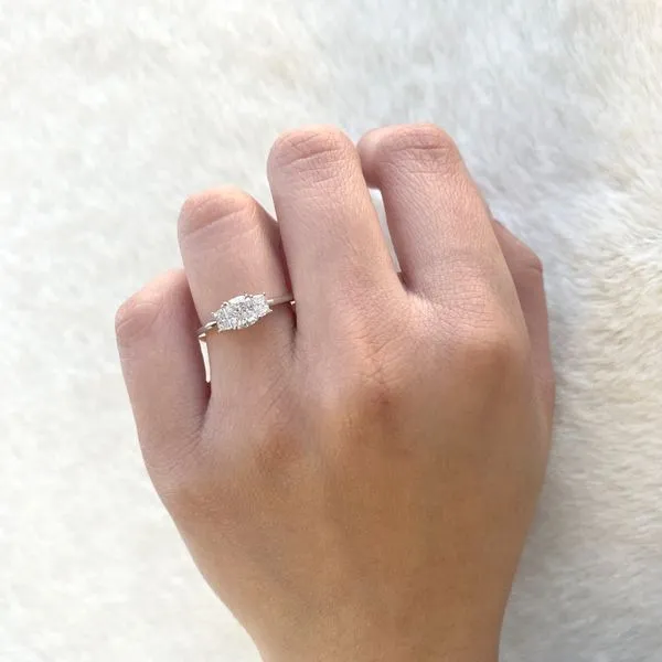 1.00tw De Beers Forevermark Diamond Trinity Engagement Ring Image 4 La Mine d'Or Moncton, NB