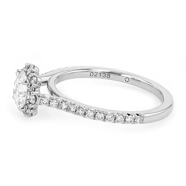 1.04tw De Beers Forevermark Round Diamond Engagement Ring Image 2 La Mine d'Or Moncton, NB