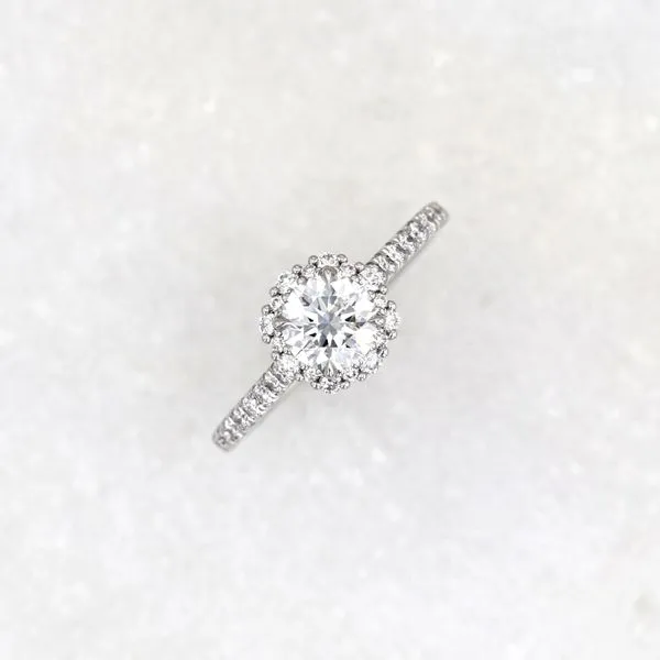 1.04tw De Beers Forevermark Round Diamond Engagement Ring Image 3 La Mine d'Or Moncton, NB