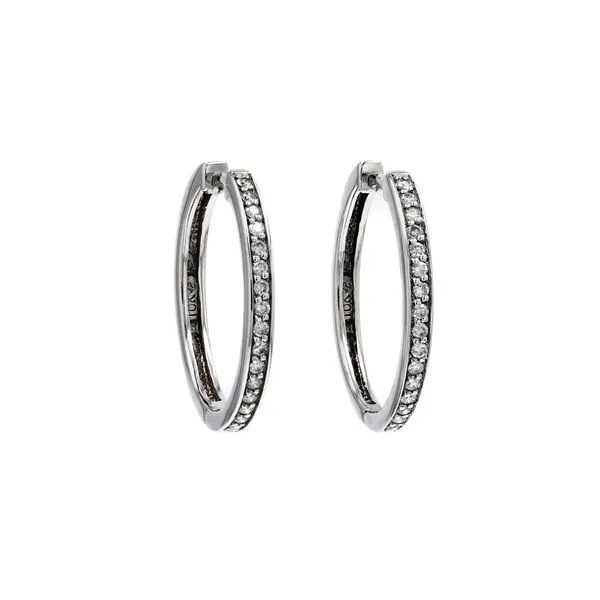 0.25tw Diamond Round Brilliant Hoop Earrings La Mine d'Or Moncton, NB