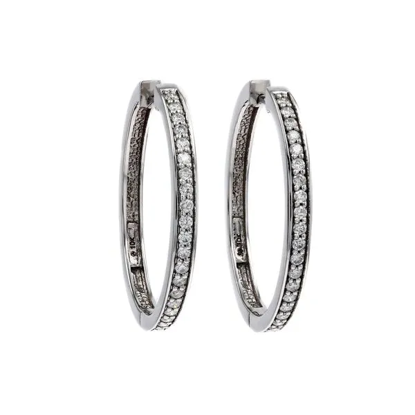0.50tw Diamond Round Brilliant Hoop Earrings La Mine d'Or Moncton, NB