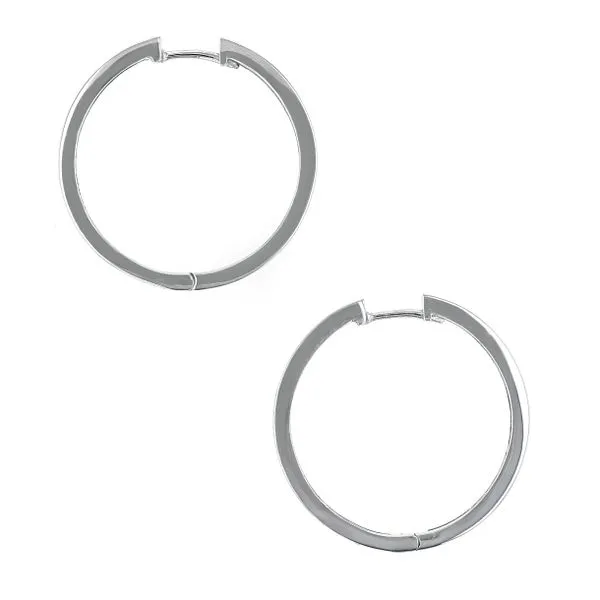 0.50tw Diamond Round Brilliant Hoop Earrings Image 2 La Mine d'Or Moncton, NB