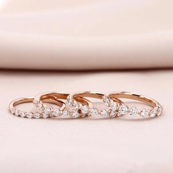 0.75tw Always Single Shared Claw Diamond Band Image 4 La Mine d'Or Moncton, NB