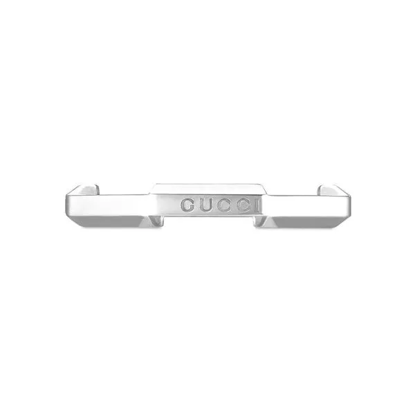 Gucci Link to Love Mirrored Ring 18kt White Gold Image 2 La Mine d'Or Moncton, NB