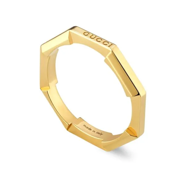 Gucci Link to Love Mirrored Ring 18kt Yellow Gold La Mine d'Or Moncton, NB