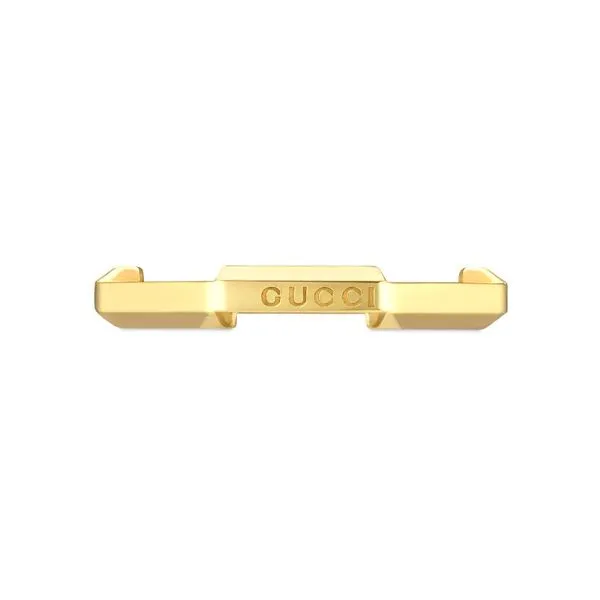 Gucci Link to Love Mirrored Ring 18kt Yellow Gold Image 2 La Mine d'Or Moncton, NB