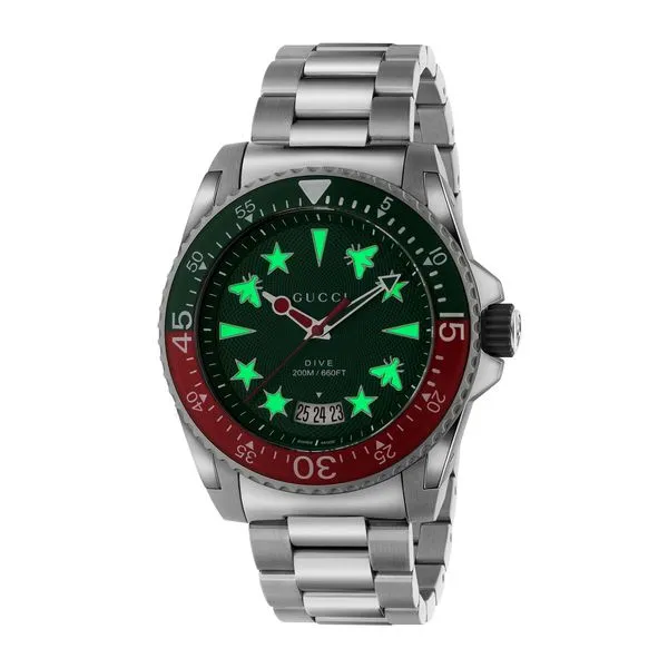 Gucci Dive XL Stainless Steel Watch 45mm Image 2 La Mine d'Or Moncton, NB