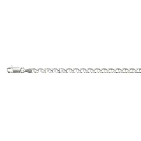 Sterling Silver Solid Anchor Link Chain 22" La Mine d'Or Moncton, NB