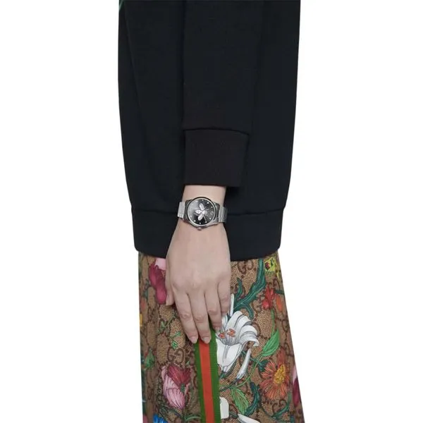 Gucci G-Timeless Silver Bee Dial Stainless Steel Watch 38mm Image 4 La Mine d'Or Moncton, NB