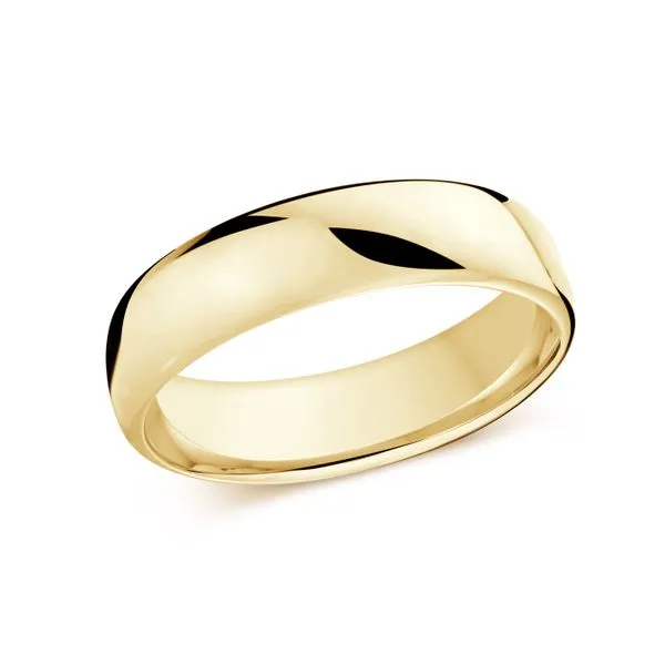 14kt Euro Fit Wedding Band 6.5mm Wide, Size 10 La Mine d'Or Moncton, NB