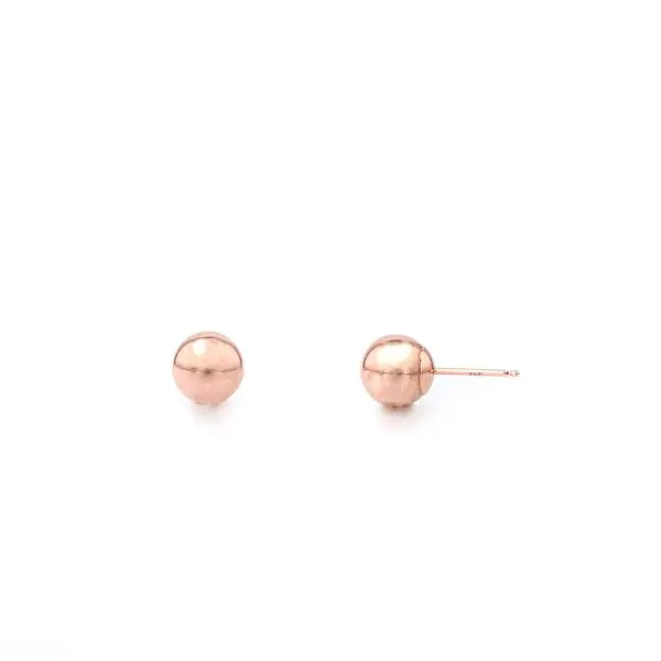 14kt Rose Gold Ball Stud in 7mm La Mine d'Or Moncton, NB