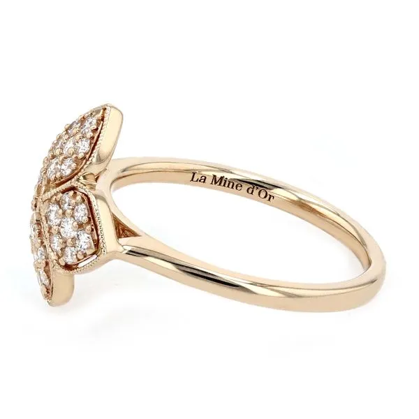 0.32tw Diamond Flower Fashion Ring Image 2 La Mine d'Or Moncton, NB