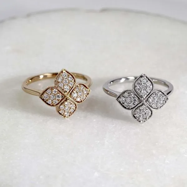 0.32tw Diamond Flower Fashion Ring Image 3 La Mine d'Or Moncton, NB