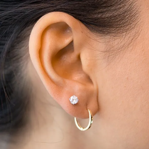 0.75tw Lumina Diamond Stud Earrings Image 4 La Mine d'Or Moncton, NB
