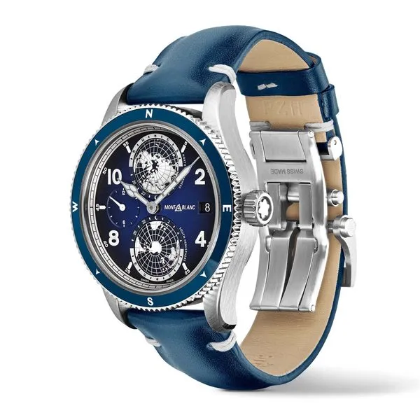 Montblanc 1858 Geosphere Automatic Watch Blue Dial Image 3 La Mine d'Or Moncton, NB