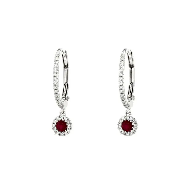 0.55tw Shy Creation Eden Ruby & Diamond Earrings Image 2 La Mine d'Or Moncton, NB