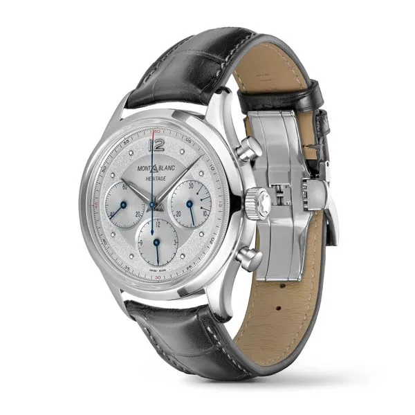 Montblanc Heritage Automatic Chronograph Watch Silver-White Dial Image 3 La Mine d'Or Moncton, NB