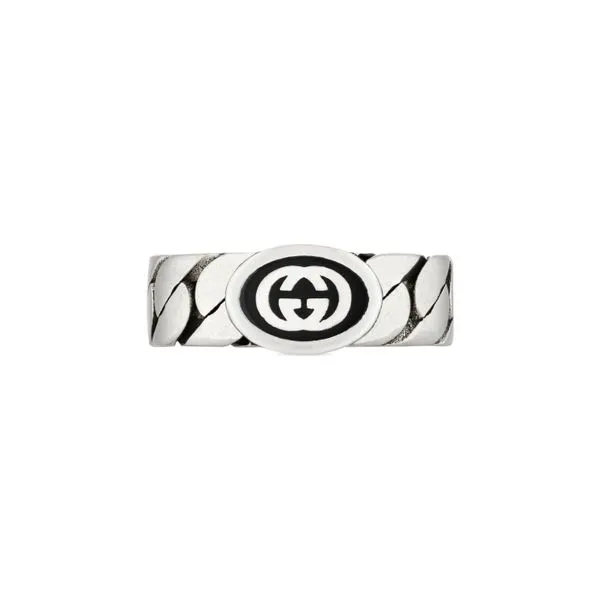 Gucci Interlocking G Silver Ring 7.5 La Mine d'Or Moncton, NB